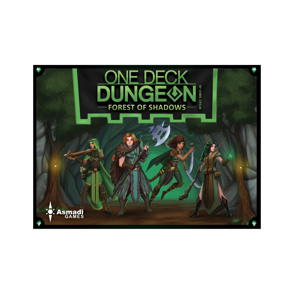 One Deck Dungeon: Forest of Shadows - Cooperative Adventure Board Game for 1-2 Players | Strategy Card Game for Family Game Night & RPG Fans | Perfect for Date Nights and Solo Play