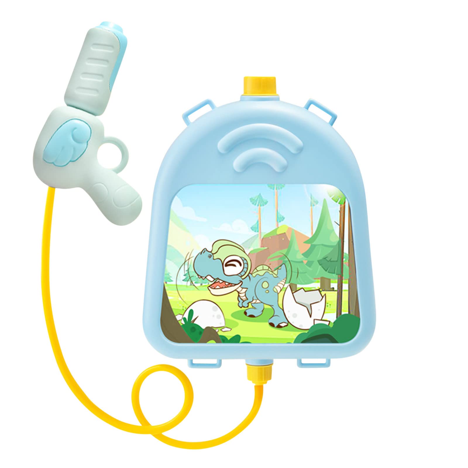 Dinosaur Water Toys for Kids - Birdeem Cute Backpack Pull Toy, High-Capacity Beach Outdoor Water Play for Boys & Girls (Blue) - Perfect for Pool Parties, Beach Trips & Summer Fun