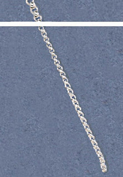 2mm 925 Solid Sterling Silver Round Loop Chain by the Foot - Bulk Jewelry Chain for Necklaces & Bracelets - Made in USA (460 166) - Perfect for DIY Jewelry Making & Gift Giving