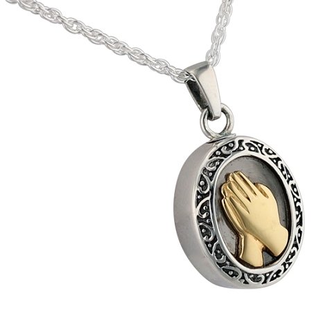 Oval Praying Hands