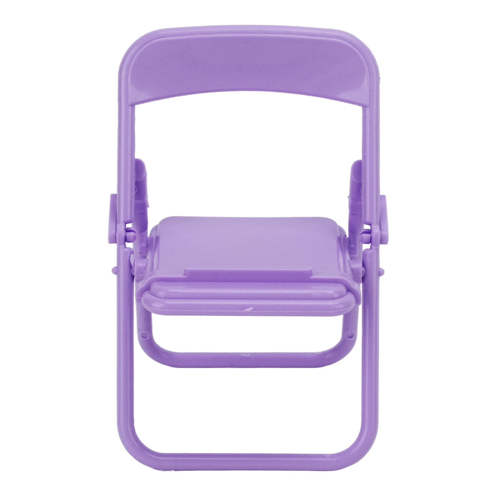 Foldable Phone Stand Holder - Stool Shape Design for Desk, Office & Home Decor (Purple) | Perfect for Watching Videos, Video Calls & Hands-Free Viewing