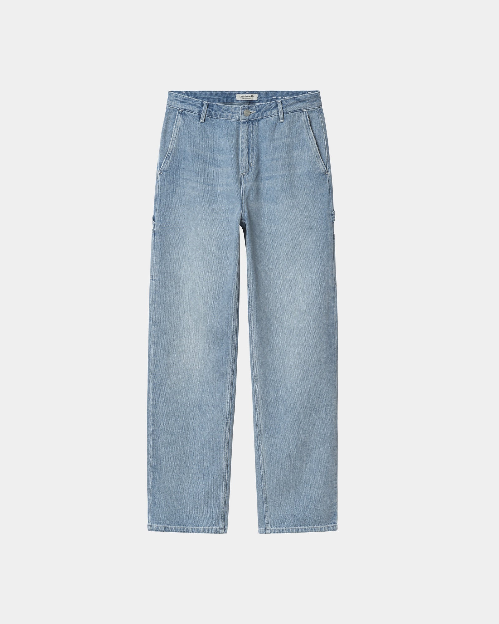 Straight Leg Pierce Denim Jeans for Women - Light Stone Washed Blue | Casual Wear, Office Outfits & Everyday Comfort