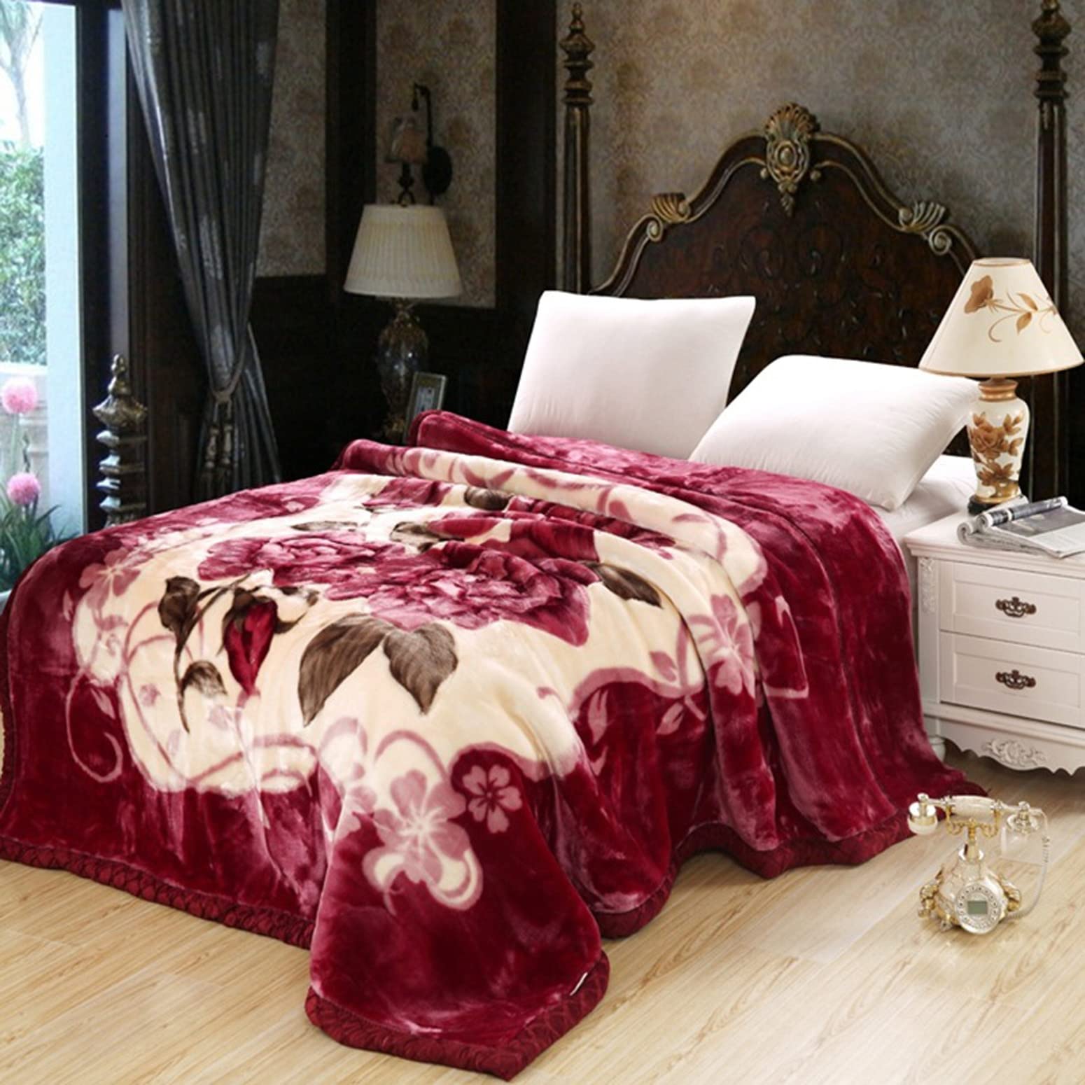 LGYKUMEG Korean Reversible Mink Blanket - 9 lbs 79