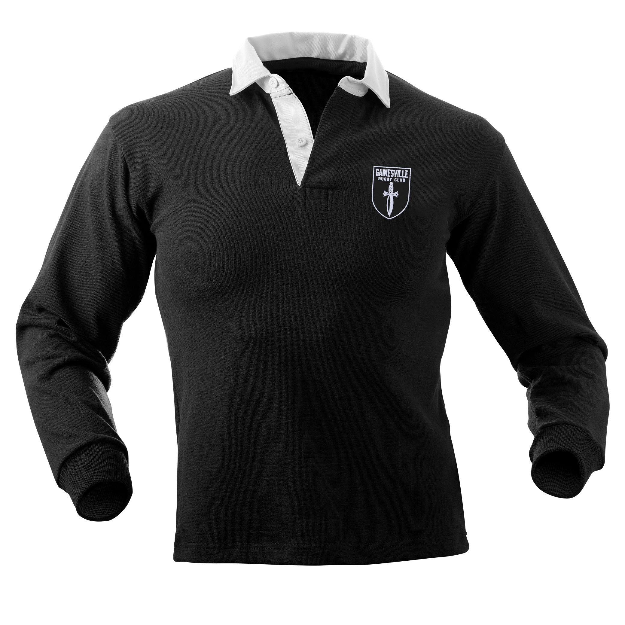 Gainesville Spartans RFC Traditional Rugby Jersey - Men's & Women's Team Uniform for Match & Training - Durable Breathable Fabric for Rugby Clubs & Fans