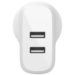 Belkin BOOSTCHARGE 24W Dual USB-A Wall Charger - Fast Charging for iPhone, Android & Tablets - Perfect for Home, Office & Travel