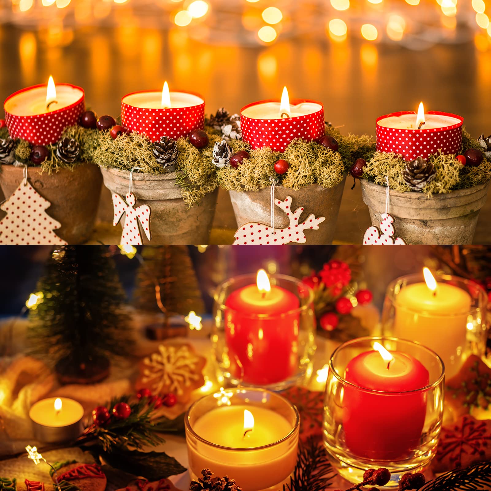 EricX Light Premium DIY Candle Making Kit - 60 Candle Wicks, 60 Wick Stickers, Wax Pouring Pot, 2 Wick Centering Tools, Mixing Spoon - Complete Candle Craft Supplies for Home Decor, Gifts & Relaxation