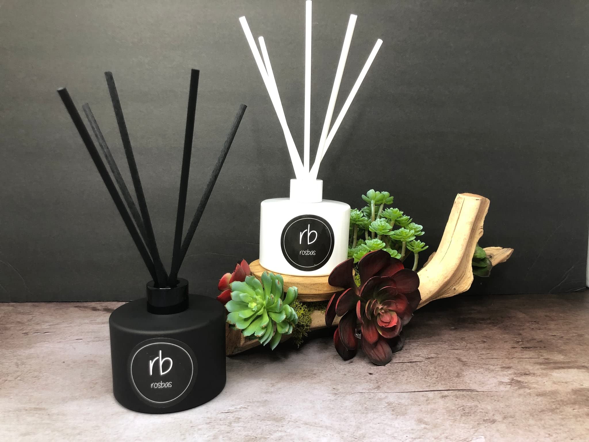 Premium Lavender Reed Diffuser Set - Handmade in USA, 6 Fl Oz Glossy White Glass Bottle with Gift Box, Long-Lasting Home Fragrance for Living Room, Bedroom & Bathroom | Relaxing Aromatherapy & Air Freshener for Spa-Like Ambience