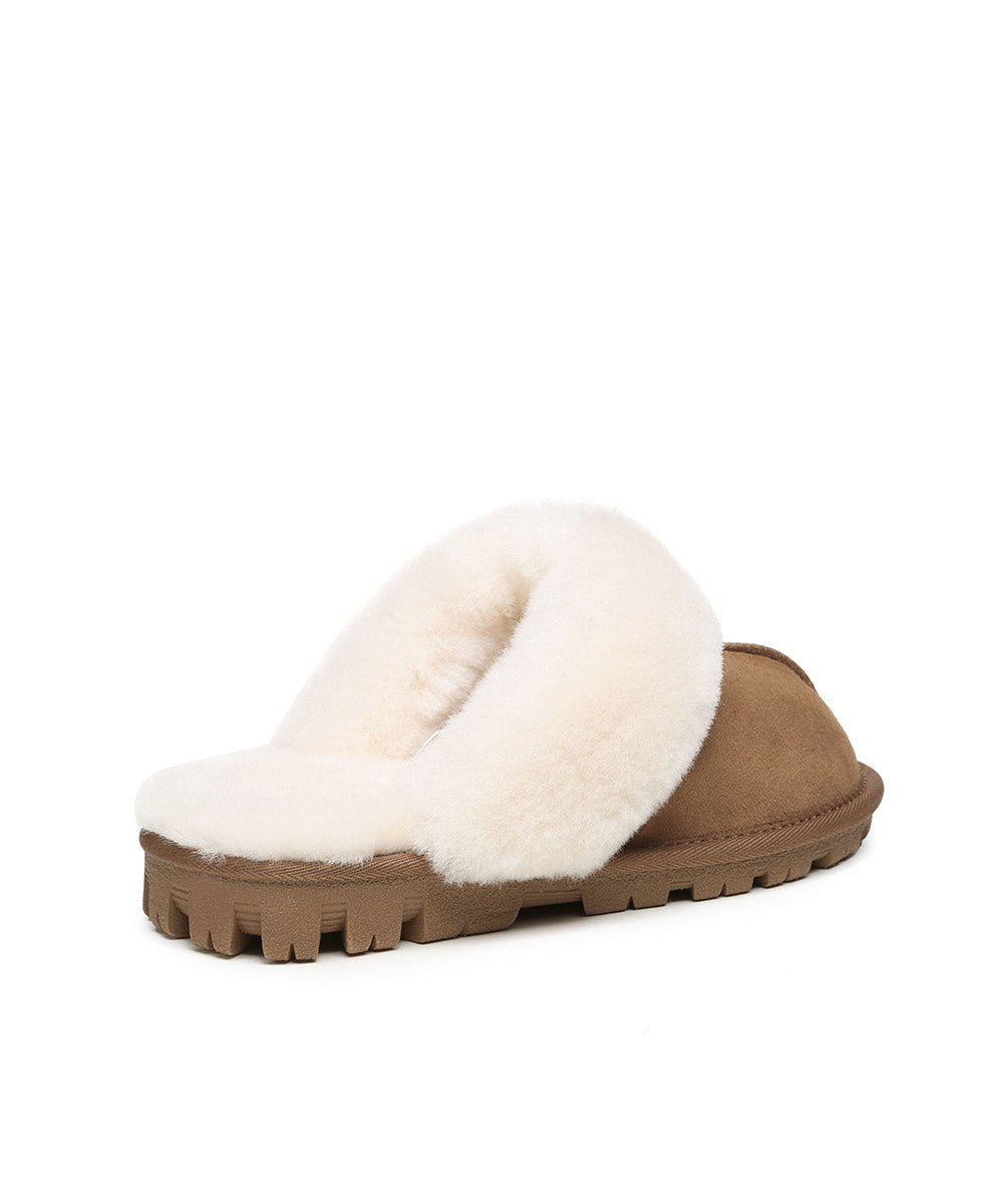 Men's UGG Scuff Slippers - Cozy Indoor/Outdoor House Shoes for Winter Comfort - Perfect for Lounging at Home, Running Errands & Cold Weather Wear