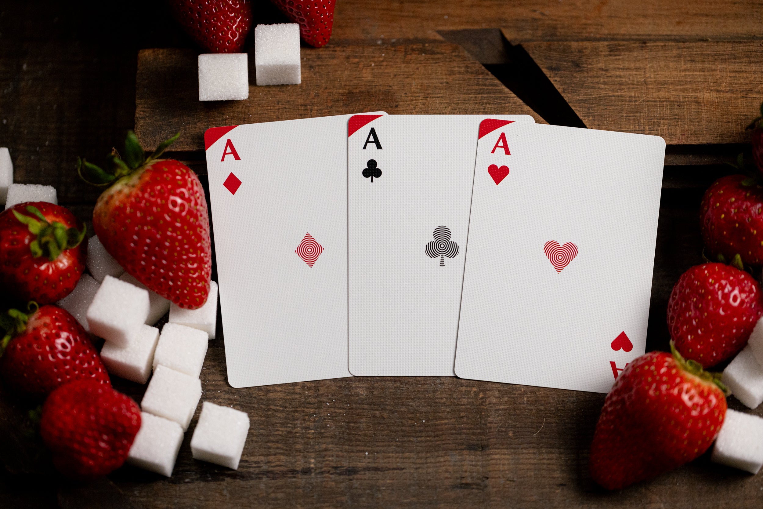 Premium Strawberry Pi Luxury Playing Cards - Elegant Deck for Poker, Magic Tricks & Collectors - Perfect for Game Nights, Gifts & Cardistry