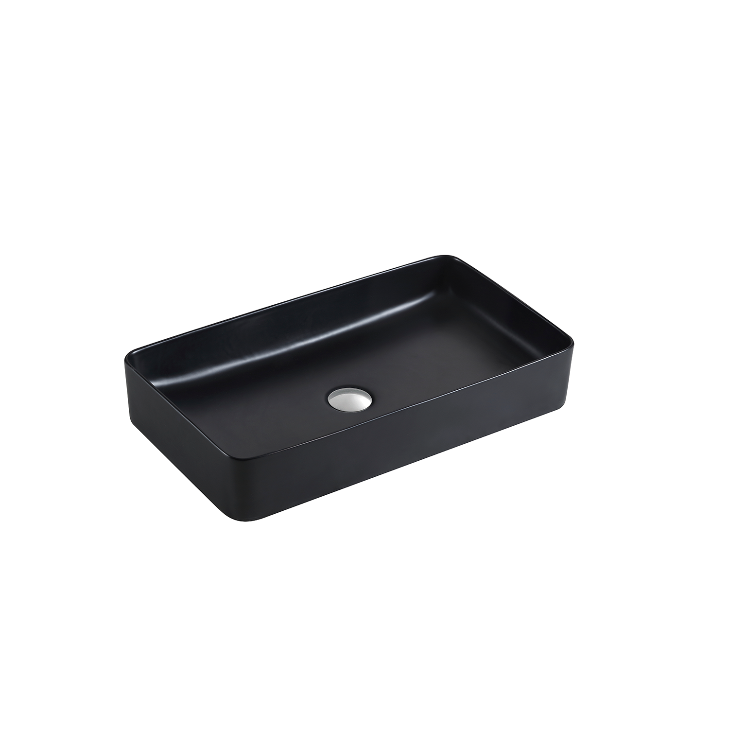 DAX CL1320 Modern Ceramic Rectangular Bathroom Vessel Sink - 24