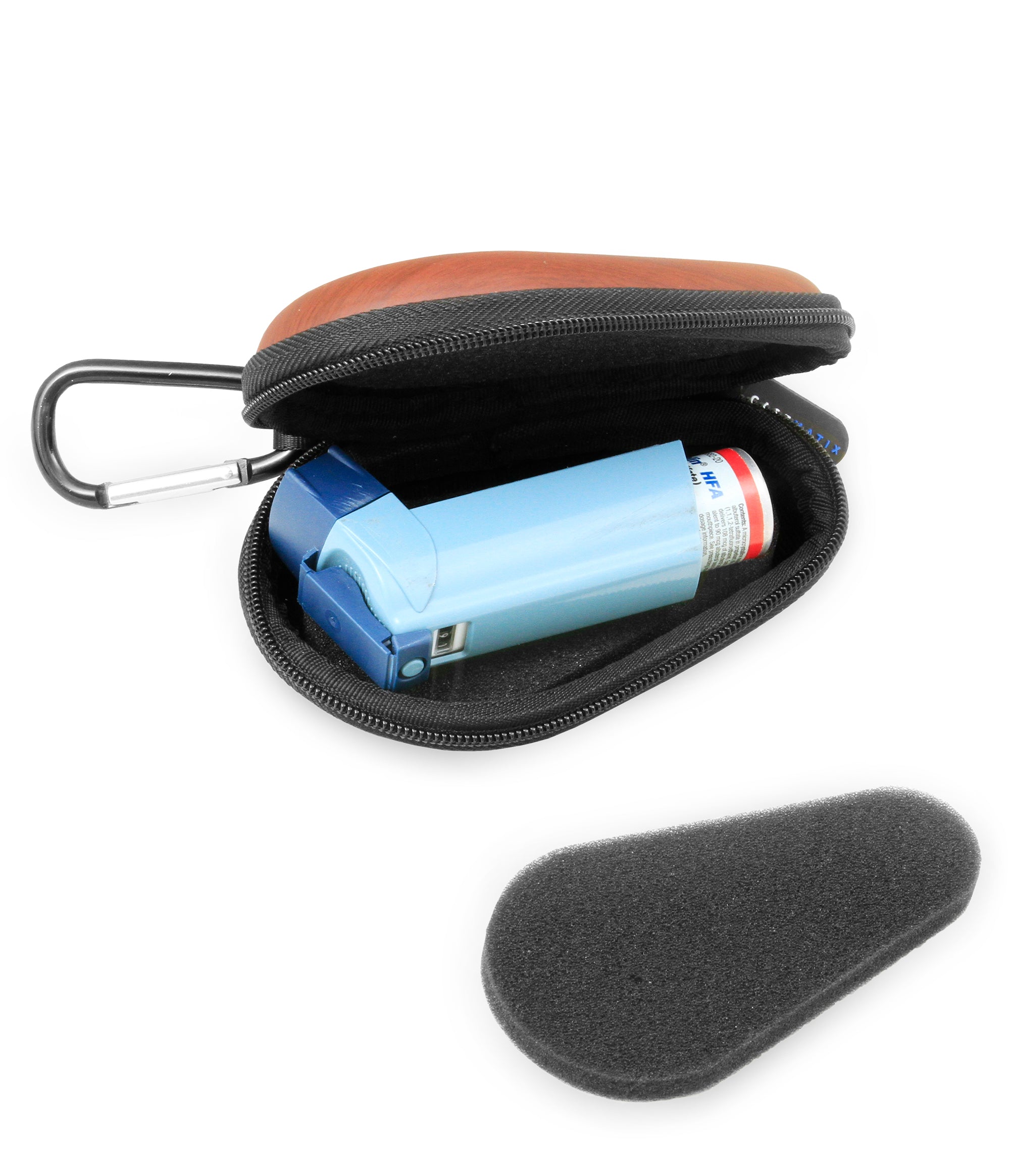 CASEMATIX Asthma Inhaler Travel Case - Dustproof & Dirt-Proof Protective Storage for Portable Inhalers (Inhaler Not Included) - Perfect for Travel, Gym & Outdoor Activities