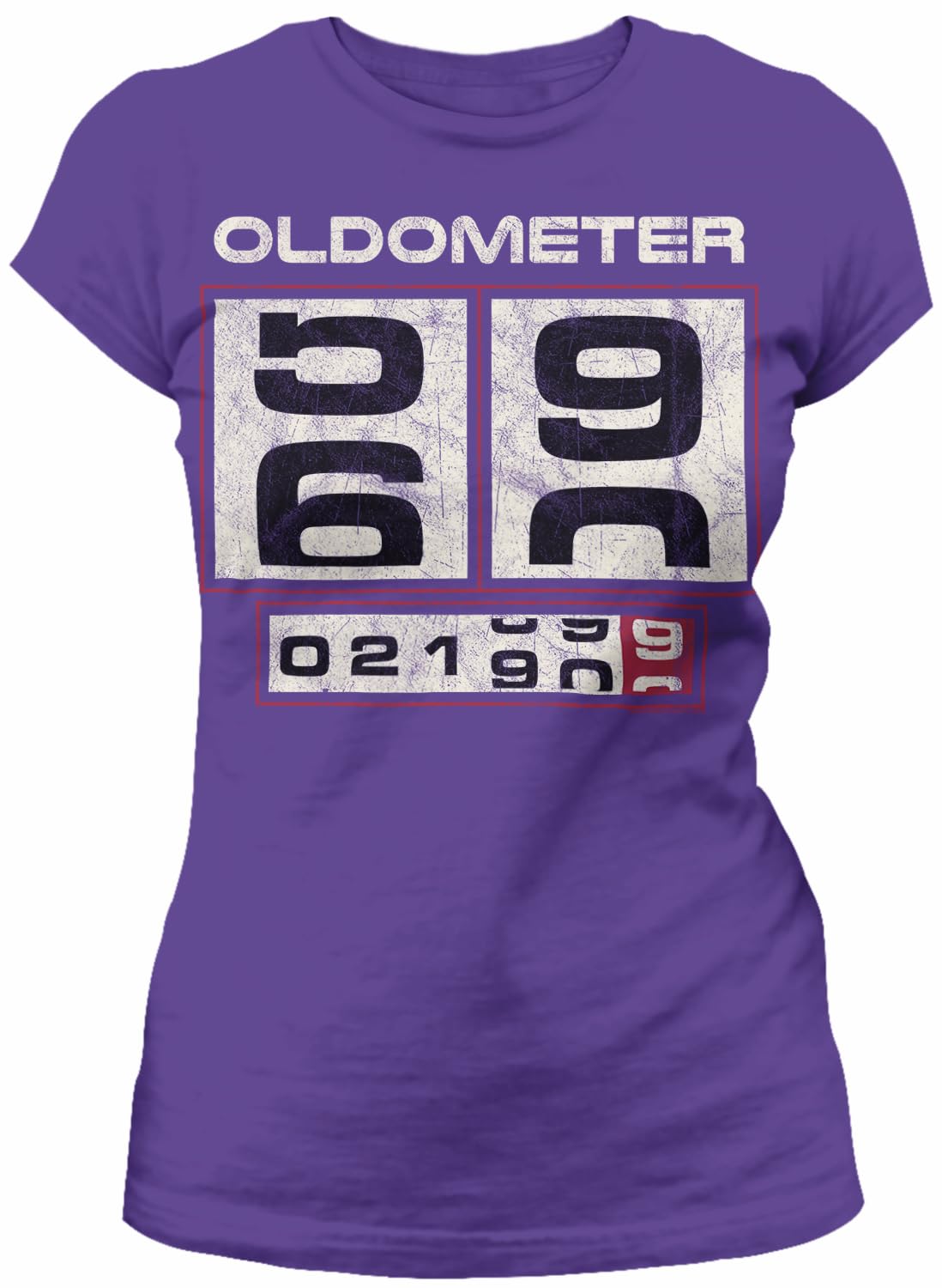 60th Birthday Funny Gag Gift T-Shirt for Women - Vintage Oldometer Design - Perfect for Birthday Parties & Retirement Celebrations