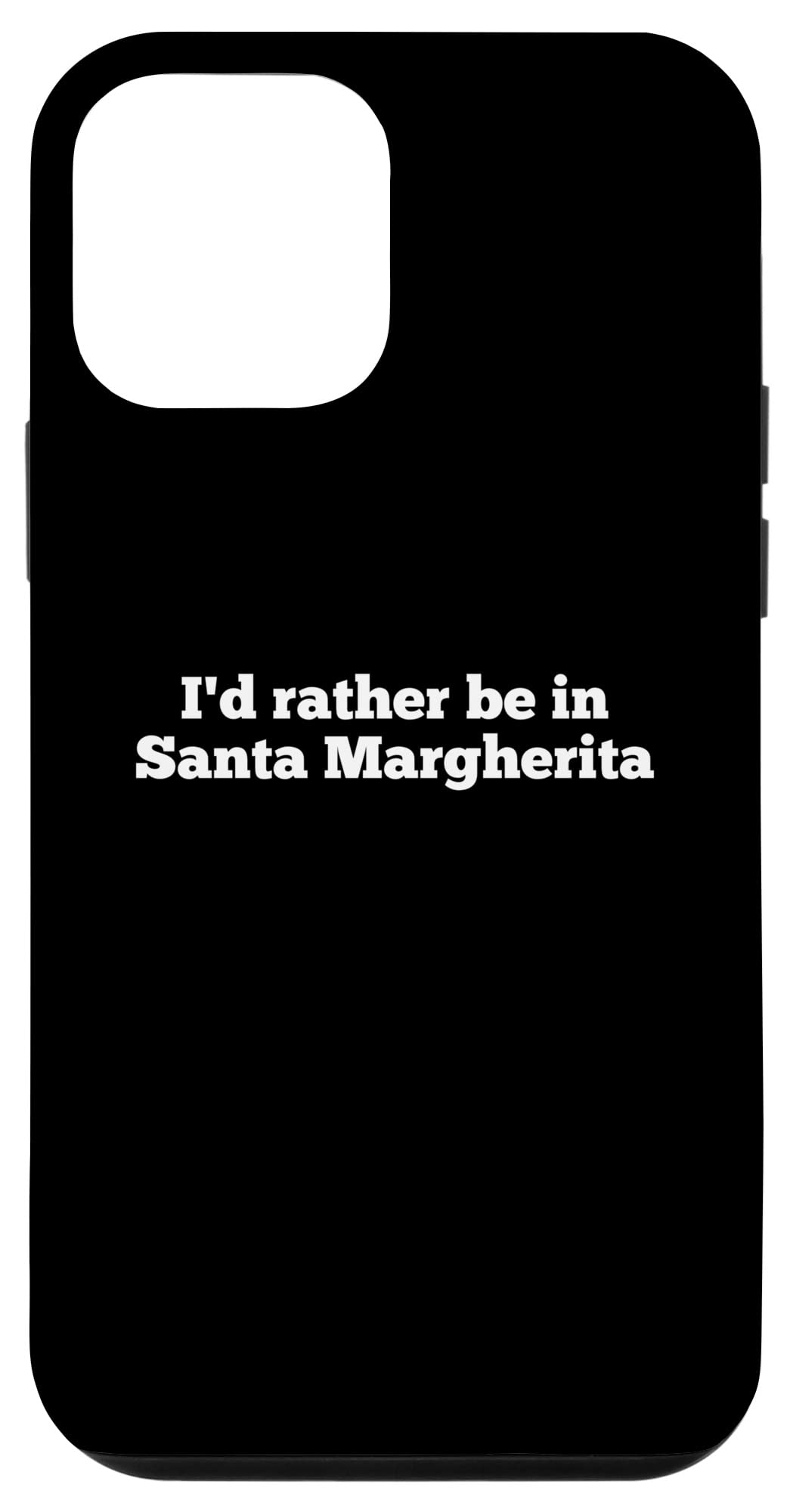 Funny Santa Margherita Ligure Italy Italian Riviera Souvenir iPhone 12 Mini Case - Durable Protective Cover for iPhone 12 Mini - Perfect Gift for Travel Lovers & Italy Fans (Use for Vacation, Travel, Daily Protection)