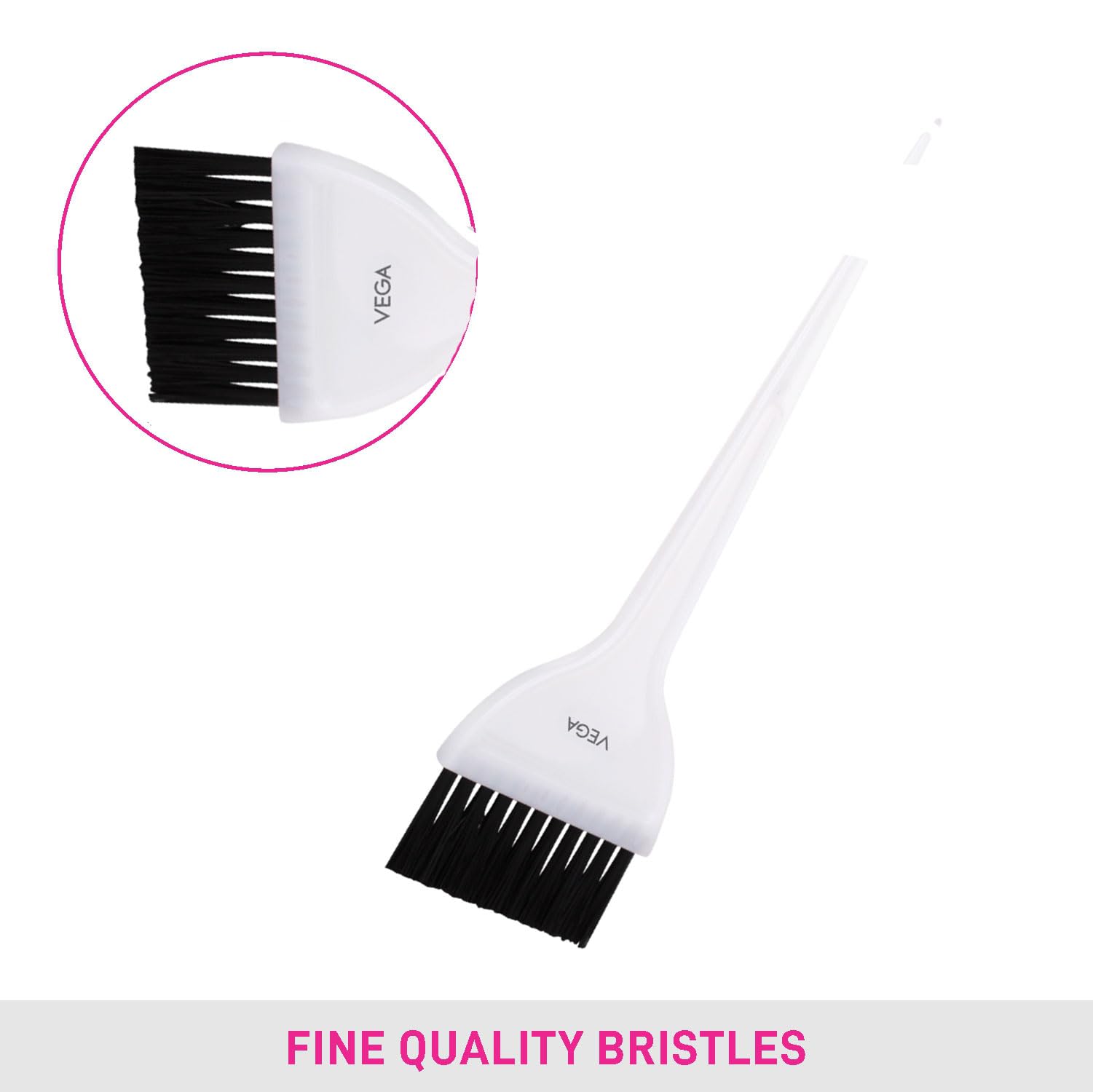 VEGA Professional Dye & Mehandi Hair Brush Set - 2 Pack for Hair Coloring & Henna Application - Perfect for Salon, Home Use & DIY Hair Treatments