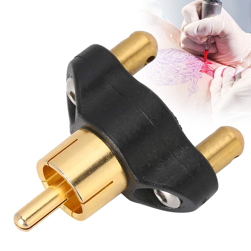 Professional Alloy Tattoo Machine Clip Cord Conversion Head - Universal Tattoo Gun Adapter for Coil & Rotary Machines | Perfect for Tattoo Artists & Studio Use