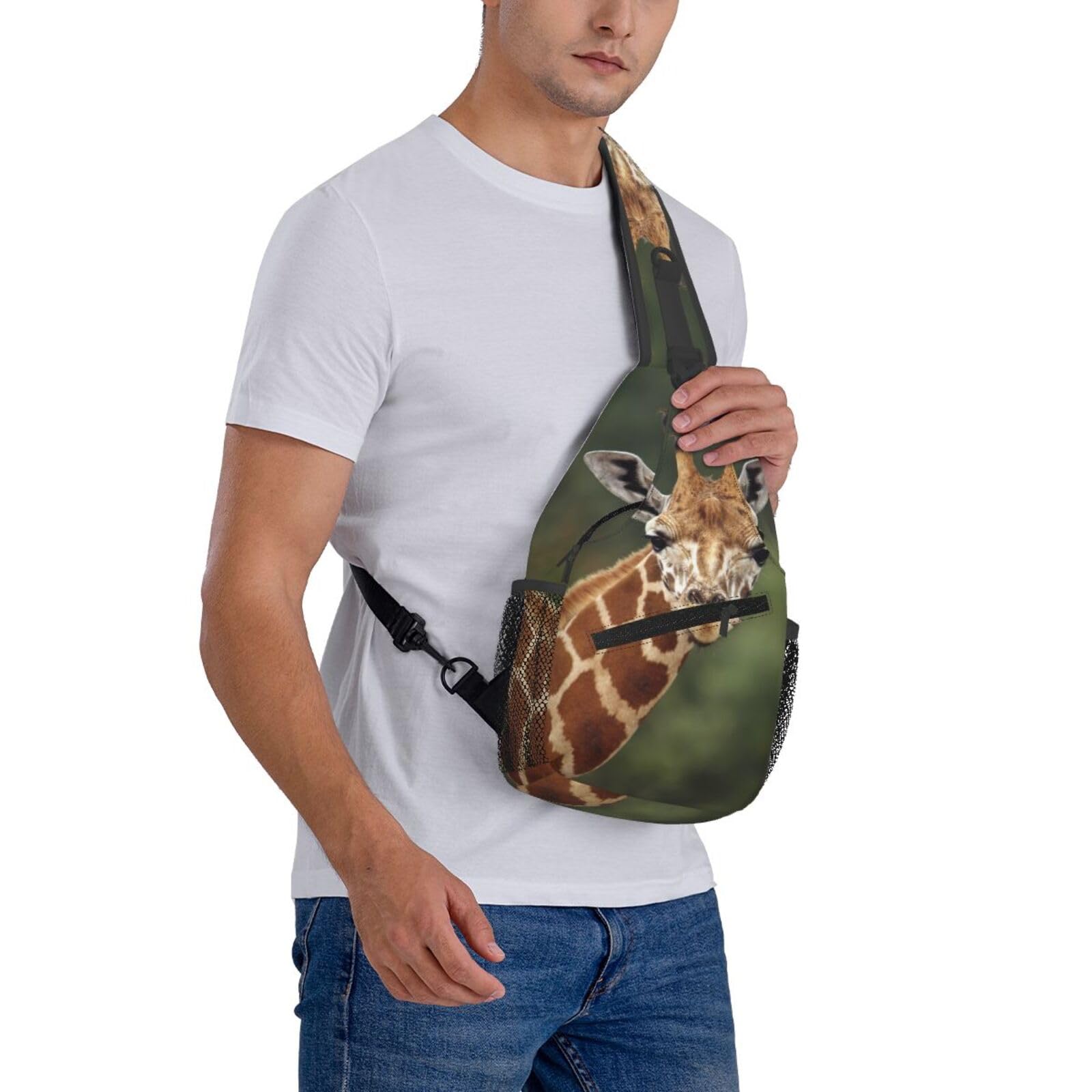 Giraffe Crossbody Bag - Stylish Animal Shoulder Bag for Casual Outings