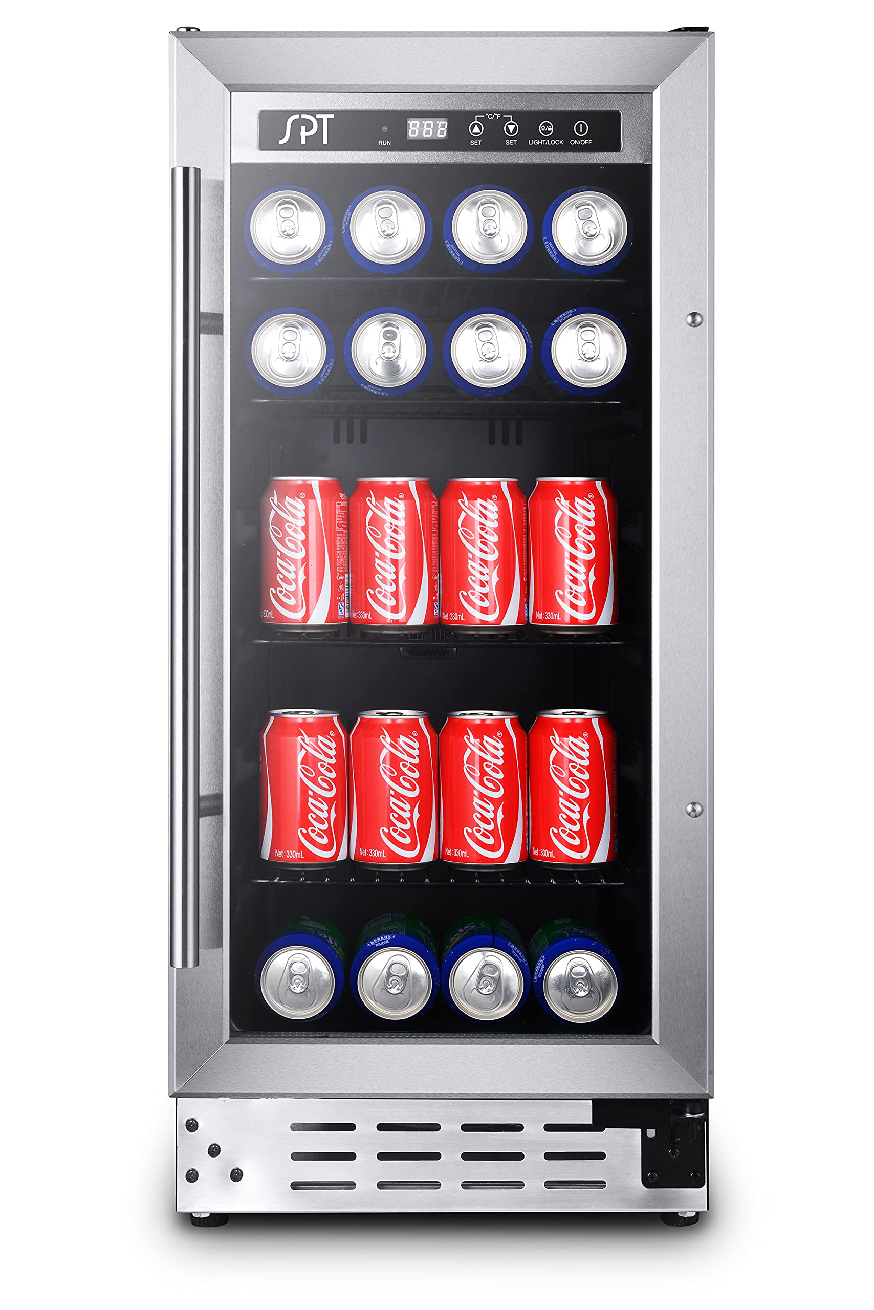 SPT BC-92US Commercial Grade 92 Can Beverage Cooler - Energy Efficient Drink Fridge for Home, Office, Bar & Restaurant Use