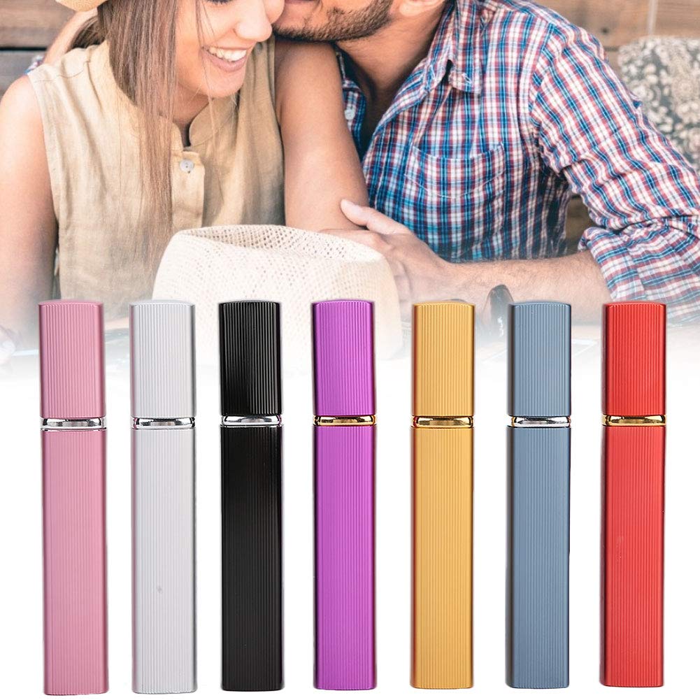 Set of 2 - 7Pcs Travel-Sized Perfume Spray Bottles with Liquid Dispenser | Refillable & Leak-Proof | Perfect for Travel, Office, Gym & Daily Fragrance Refills