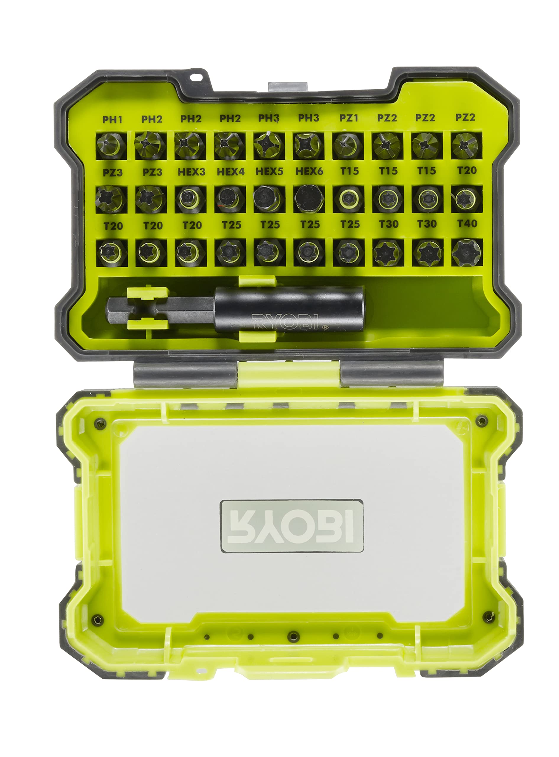 Ryobi RAK31MSDI Torque+ Impact 25mm Screwdriver Bit Set (31-Piece) - Professional Screwdriver Bits for DIY, Construction & Home Improvement Projects