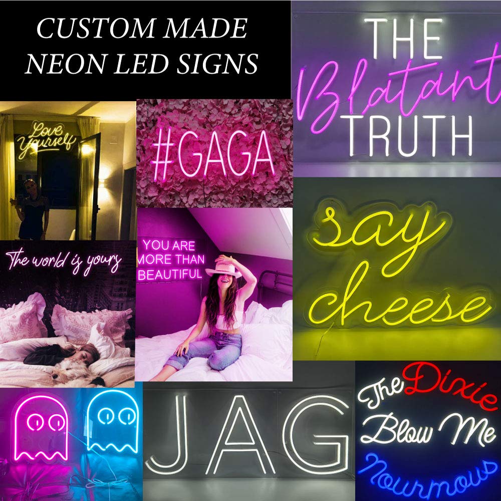 13 x 24 Inch Open Massage LED Neon Sign with Dimmer - Premium Black Square Cut Acrylic Backing for Spa Decor & Storefront Lighting - Perfect for Relaxation Rooms, Wellness Centers & Retail Displays