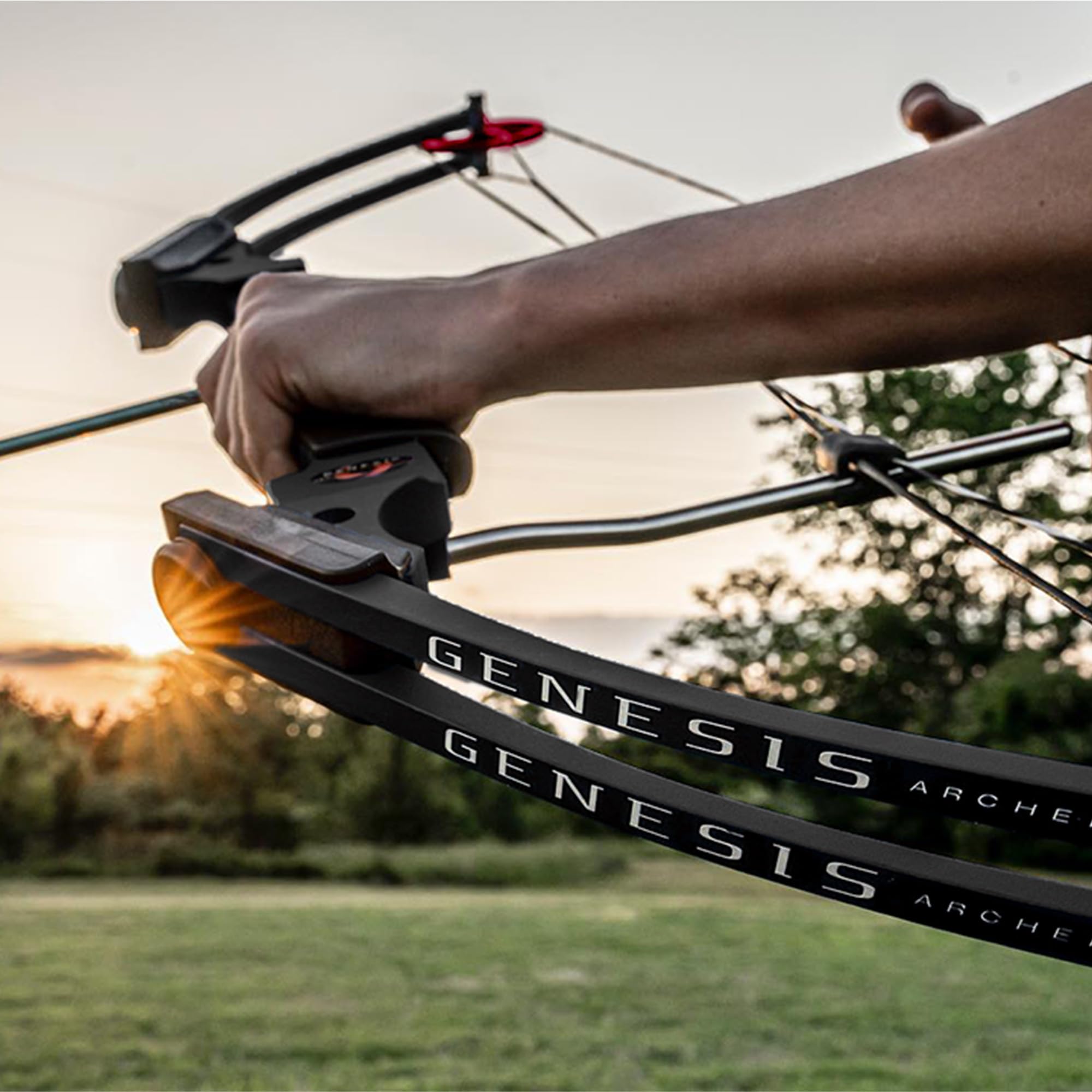 Genesis Original Compound Bow - Lightweight Archery Bow for Adults & Youth | Left & Right Hand Options | Perfect for Target Practice, Hunting & Outdoor Sports