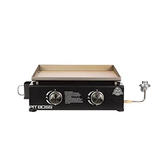 Pit Boss 10943 Black Griddle with Cover & Adapter Kit - Perfect for Outdoor Grilling, BBQ Parties, and Backyard Cooking
