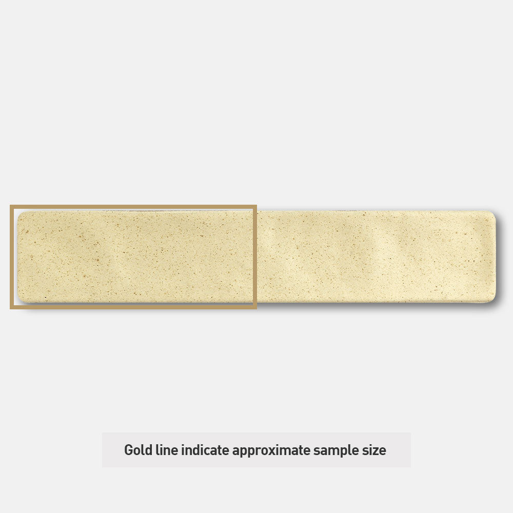 Handmade Mykonos Cream 50X250 Zellige Matte Subway Tile - Perfect for Kitchen Backsplash, Bathroom Walls & Mediterranean Style Home Decor