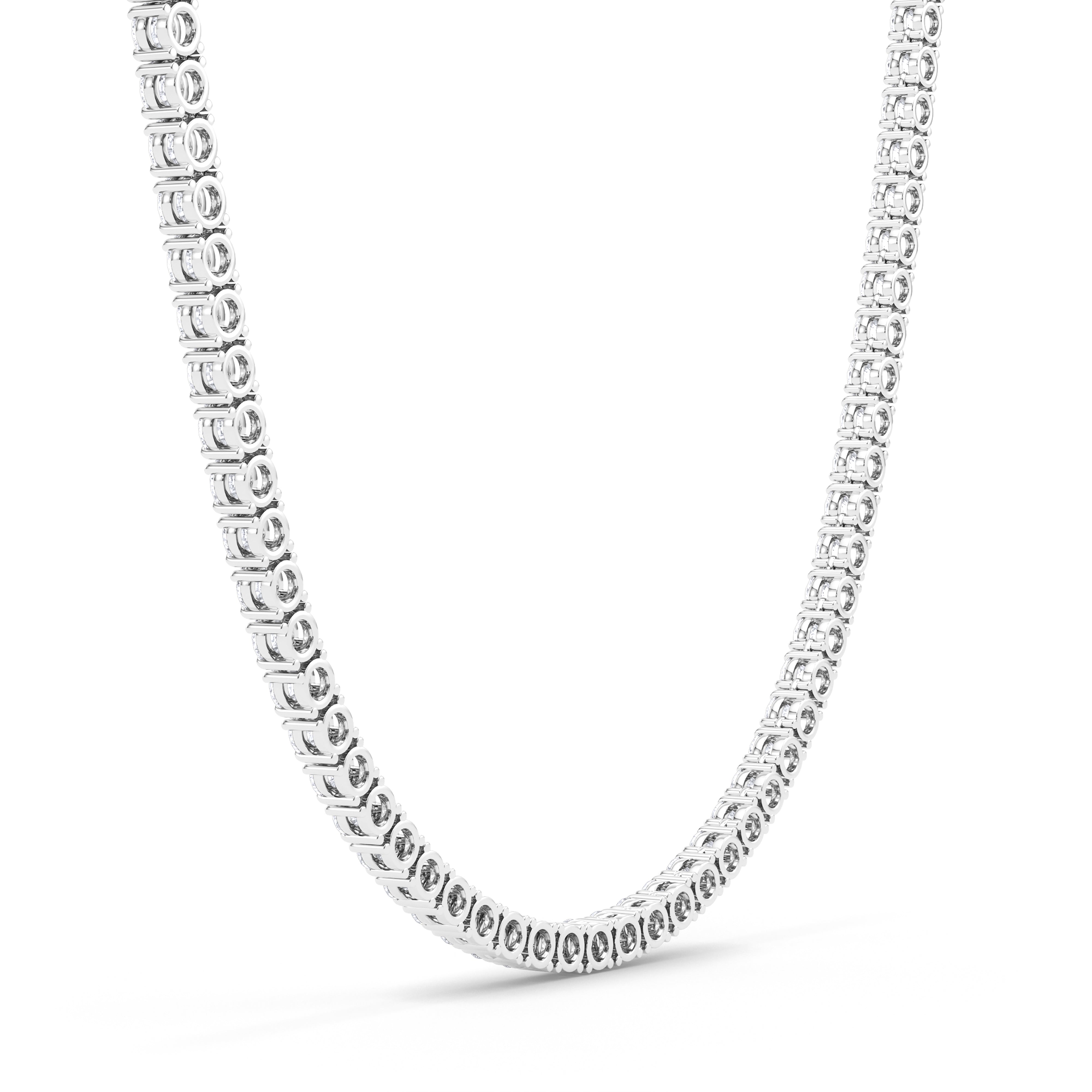 4 Prong Diamond Tennis Chain for Men - 14K Gold Plated Hip Hop Necklace | Perfect for Parties, Weddings & Special Occasions