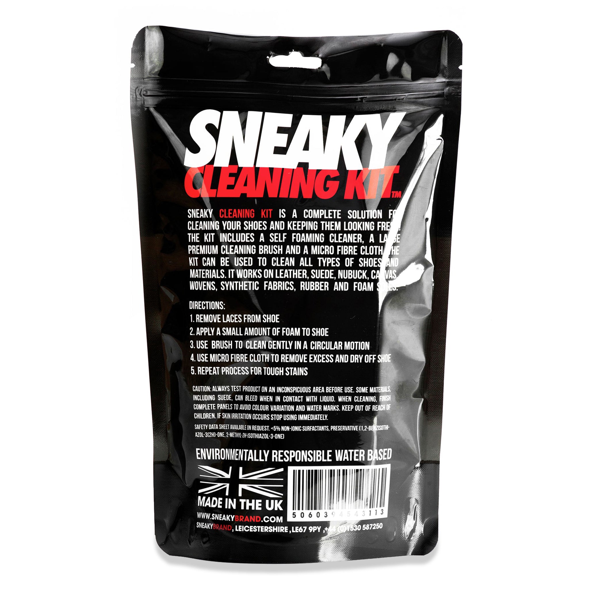 Premium Sneaky Cleaning Kit for Shoes & Trainers - Gentle Brush & Effective Solution for Fresh, Spotless Footwear - Perfect for Gym, Sports & Daily Wear