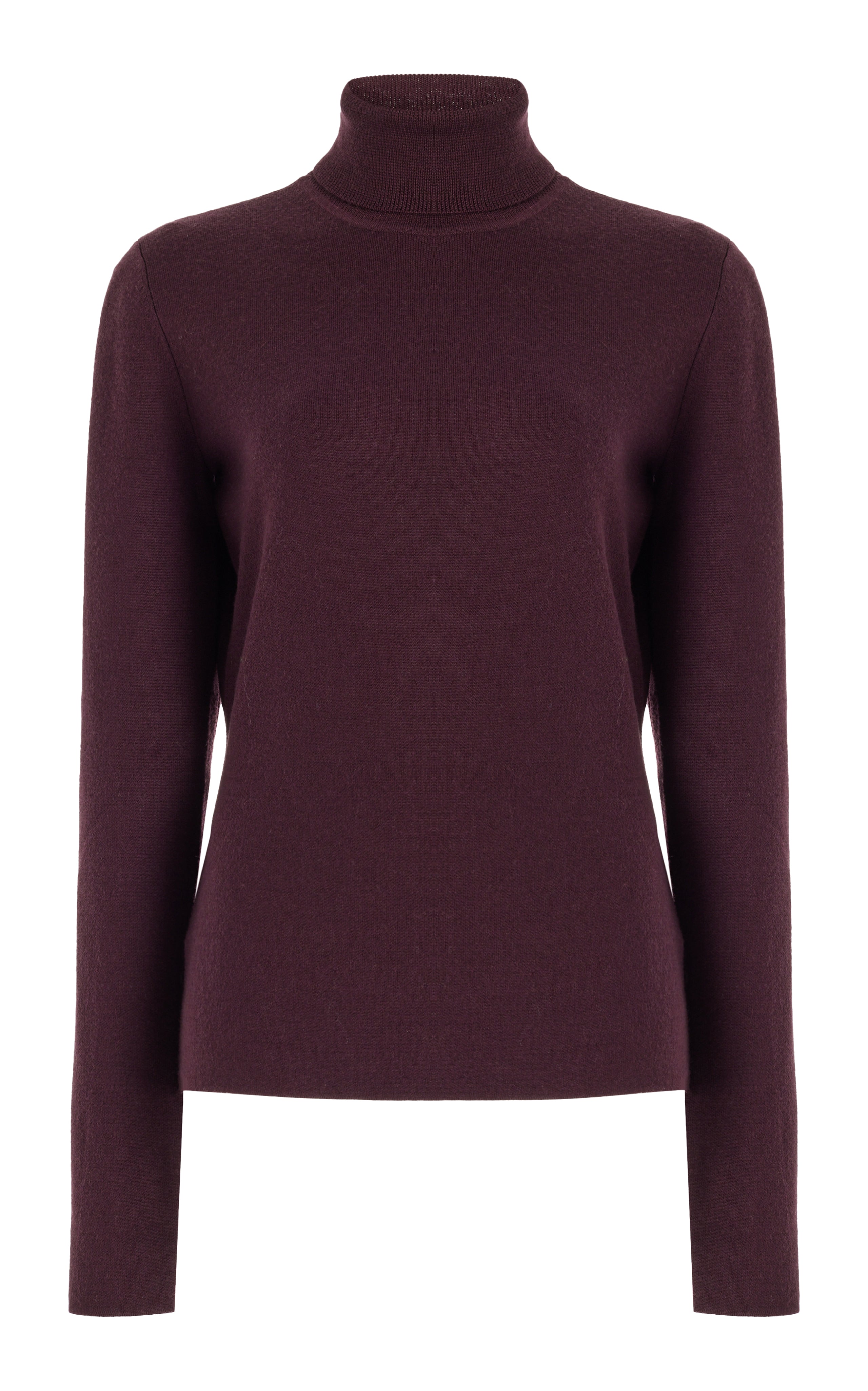 Luxury May Knit Turtleneck Sweater - Deep Bordeaux Merino Wool Cashmere Blend - Perfect for Winter Fashion & Office Wear