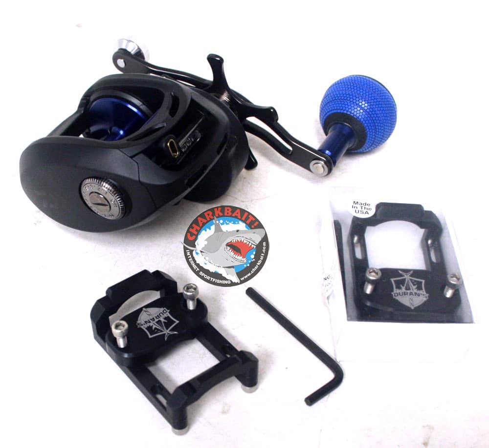 Duran DFP Universal Reel Clamps - Heavy Duty Fishing Rod Holder for Saltwater & Freshwater - Perfect for Boat, Kayak, and Shore Fishing Accessories