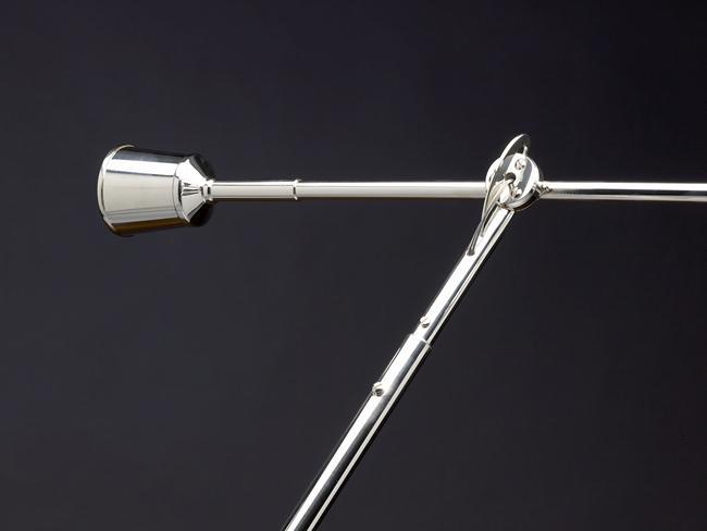 TECNOLUMEN EB 27 Table Lamp - Bauhaus Style Desk Light with Chrome Finish | Perfect for Modern Living Room, Office, or Bedroom Lighting