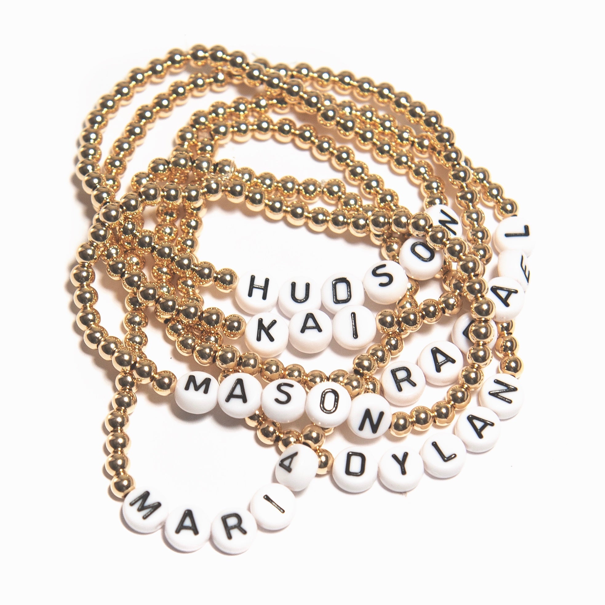 Custom Beaded Bracelet - Handmade Gold or Silver Adjustable Jewelry for Women | Perfect for Gifts, Parties & Everyday Wear