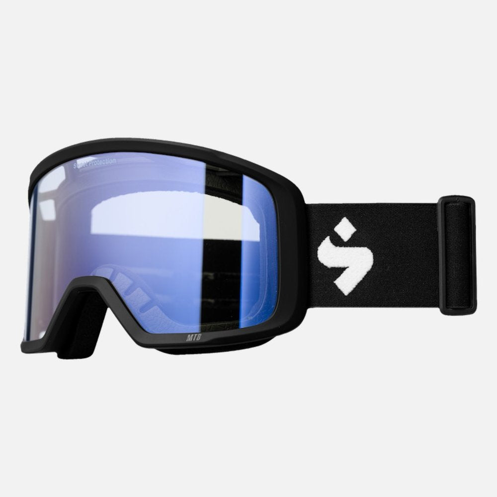 Firewall MTB Goggles Matte Black Frame with Clear Lens - Durable Mountain Bike Goggles for Trail Riding & Downhill Cycling