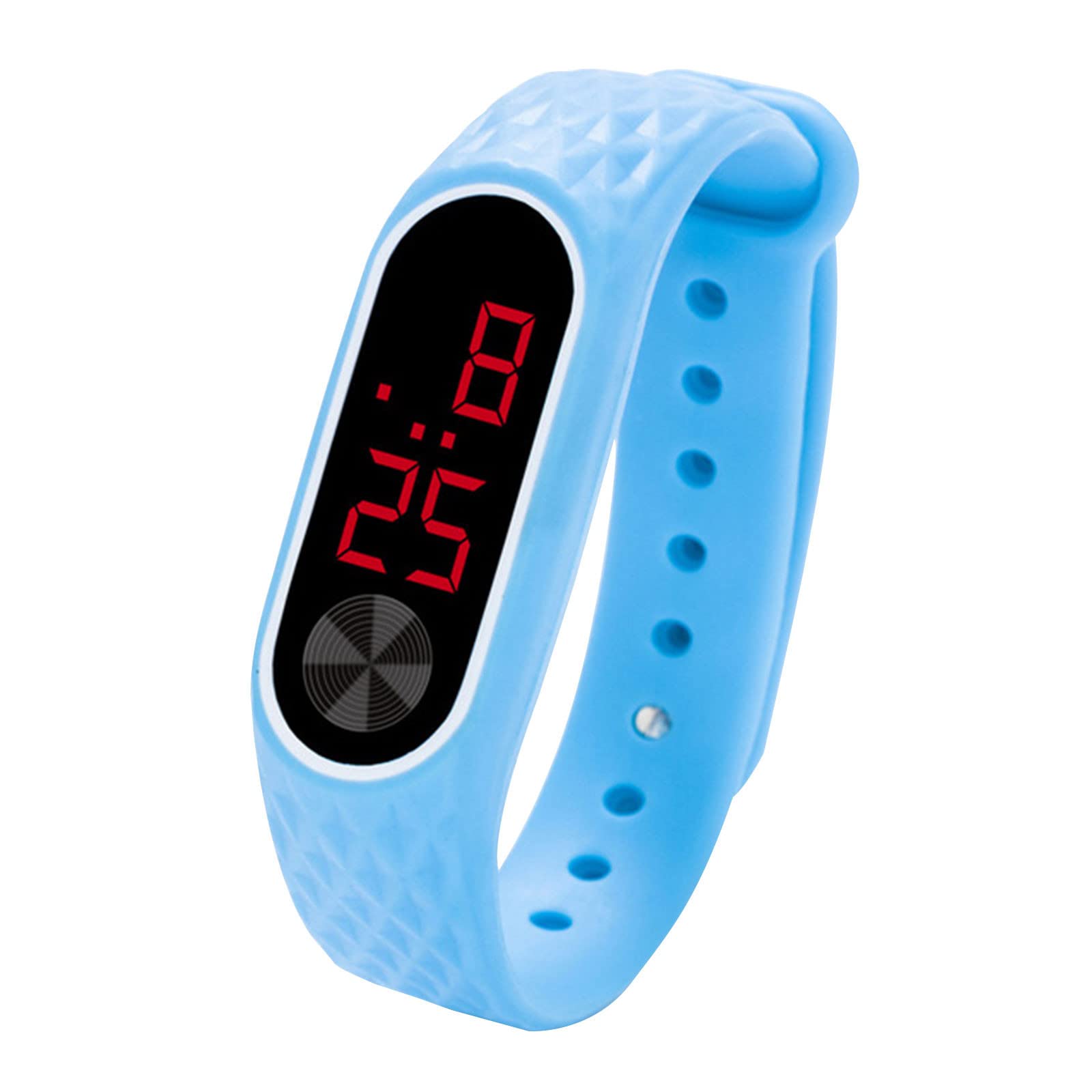 Aaihamo Mini Smart Watch for Kids - Stylish Square Digital Watch with Fitness Tracker, Sleep Monitor & Alarm - Perfect Gift for Students & Teens (Sky Blue) - Ideal for School, Sports & Daily Activities