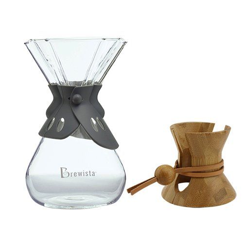 Brewista Smart Brew Hourglass Brewer - Premium Coffee Dripper for Pour Over & Cold Brew - Perfect for Home Baristas & Coffee Enthusiasts