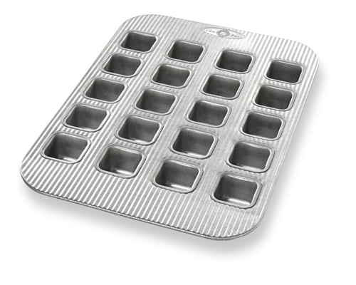 Non-Stick Brownie Bite Pan for Baking - 24-Cavity Mini Brownie Mold, Perfect for Party Desserts, Holiday Treats & Gift Giving - USA Made Baking Sheet for Bite-Sized Treats