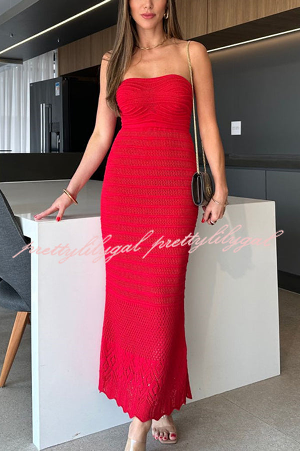 Elegant Solid Color Knitted Off Shoulder Sexy Slim Maxi Dress for Women - Perfect for Beach Vacations, Summer Parties & Date Nights