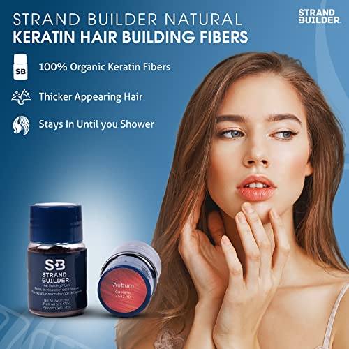 Natural Keratin Hair Building Fibers for Thinning Hair & Hair Loss - Undetectable Hair Thickener for Men & Women (5g, Blonde) | Instant Volume Boost for Daily Styling, Work & Social Events