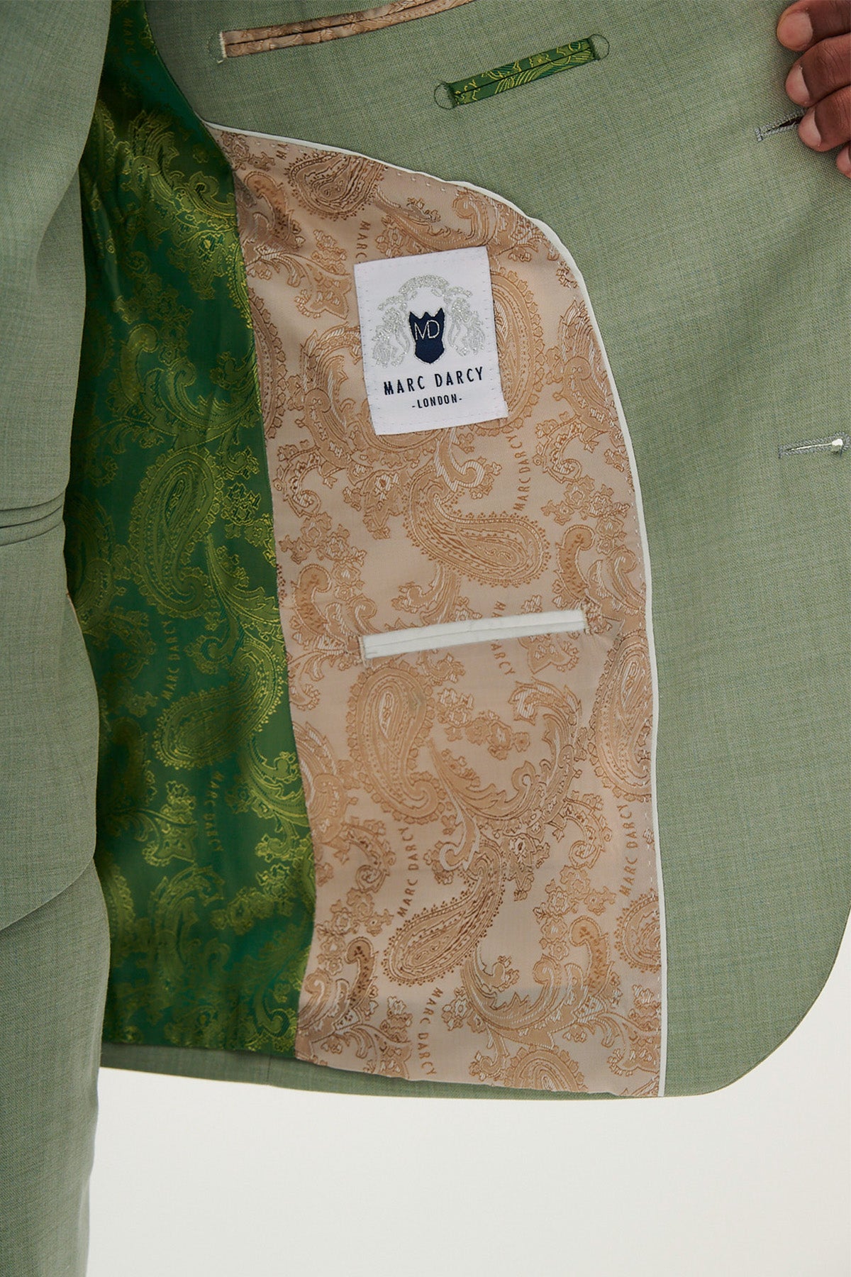 FINLEY Women's Moss Green Two Piece Suit - Formal Blazer & Pants Set for Business, Office & Special Occasions