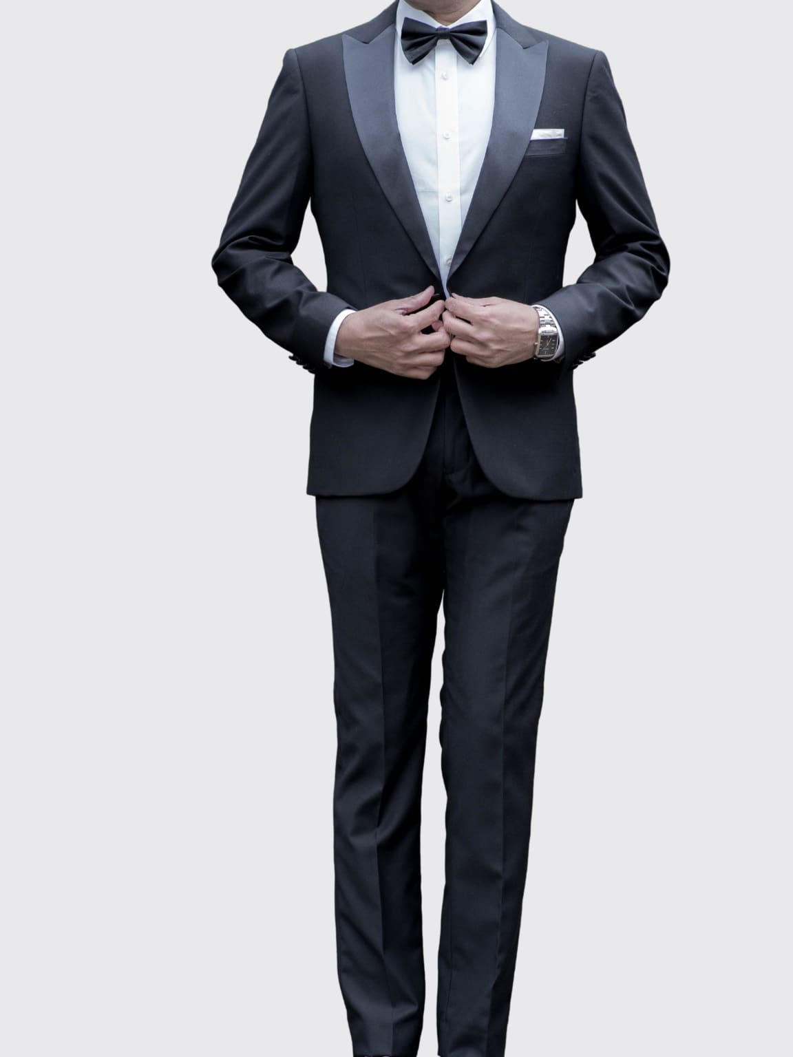 Paul Andrew Harry Black Slim Fit Dinner Jacket for Men - Formal Tuxedo Blazer for Weddings, Prom & Evening Events