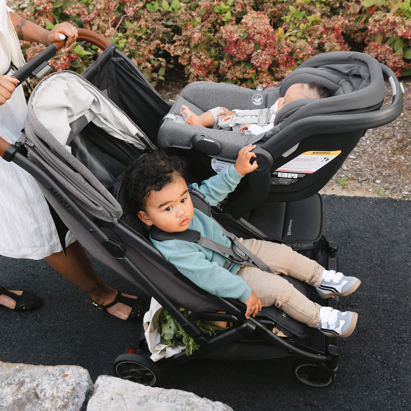 UPPAbaby Minu Duo Infant Car Seat Adapters - Compatible with Mesa, Mesa V2, Mesa Max & Aria - Perfect for Travel & Everyday Use with Strollers