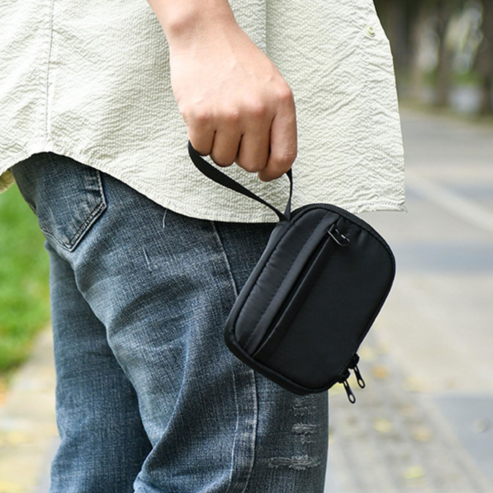 Shockproof Hard Drive Case for External SSD & HDD - Protective Pouch with Anti-Shock Padding, Travel Organizer & Carrying Bag - Perfect for Business Travel, Data Backup & On-The-Go Storage