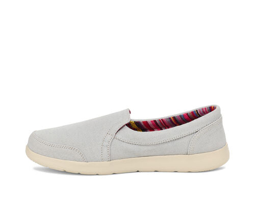 Sanuk Women's Hangout Lite Slip-On Shoes - Comfortable & Lightweight for Walking, Travel, and Beach - Harbor Mist Color