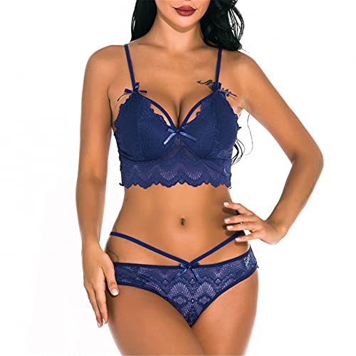 Sexy Lace Babydoll Lingerie Set for Women - 2 Piece Bra & Panty Set for Romantic Nights, Boudoir Photography, and Special Occasions