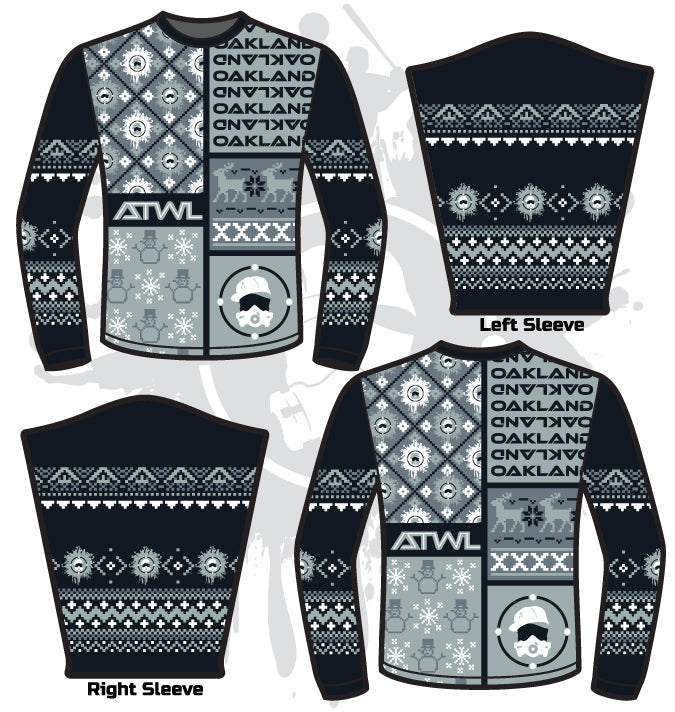 Christmas Football Sweater - ATWL Holiday Spirit Pullover for Men & Women | Cozy Festive Wear for Parties, Games & Gifts