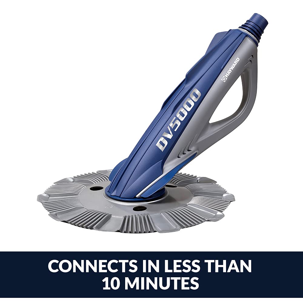 Hayward W3DV5000 Automatic Pool Vacuum Cleaner - In-Ground Pool Cleaner for Pools up to 20x40 ft, 40 ft Hose, Disc Suction Technology - Perfect for Daily Pool Maintenance & Debris Removal