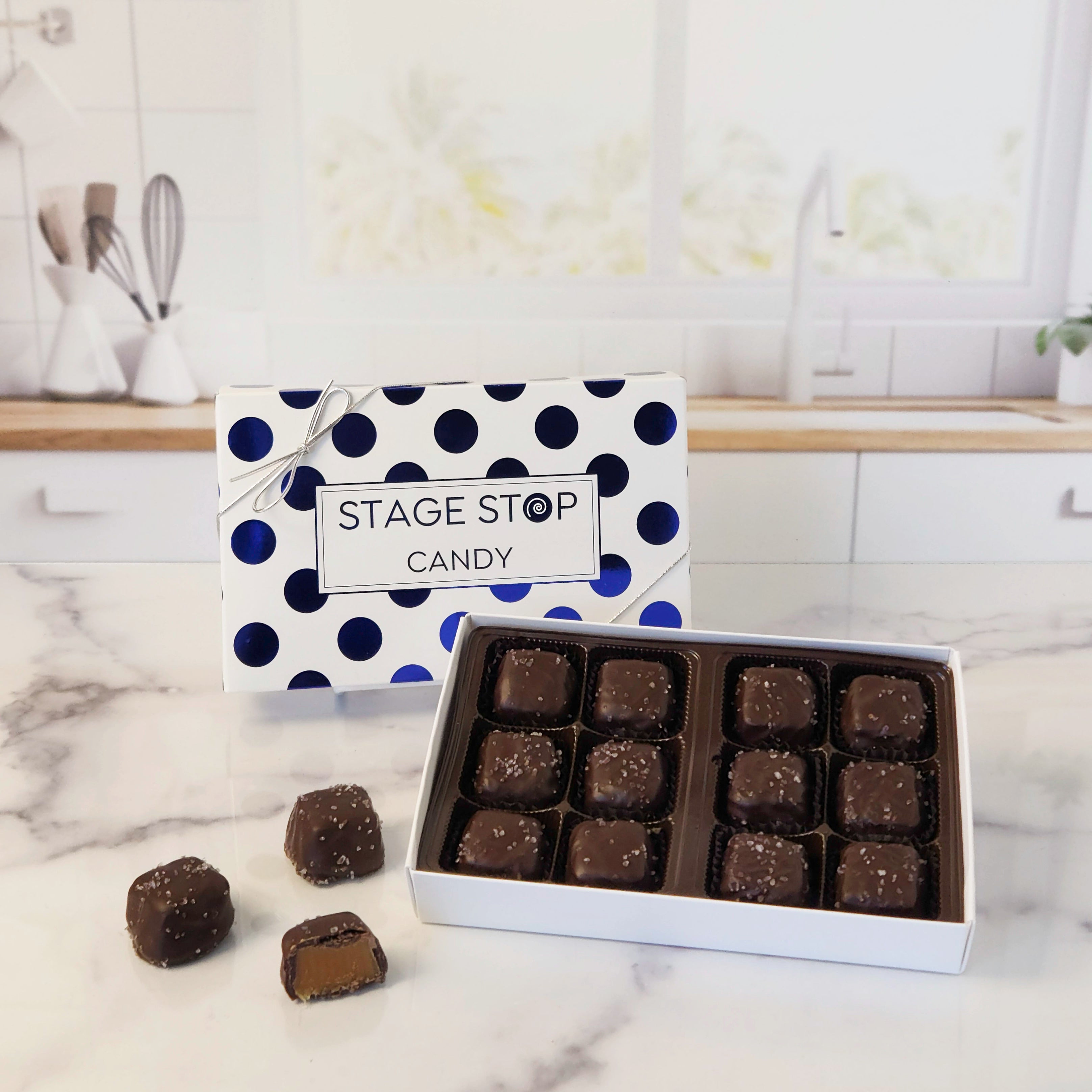 Delicious Sea Salt Caramel Candy Assortment - Gourmet Chocolate Treats for Gifts, Parties & Dessert Lovers