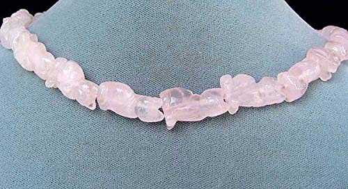 2PCS Rose Quartz Carved Cat Beads for Jewelry Making - Handmade Gemstone Beads for Necklace, Bracelet DIY - Perfect for Boho, Witchy & Spiritual Jewelry Creations