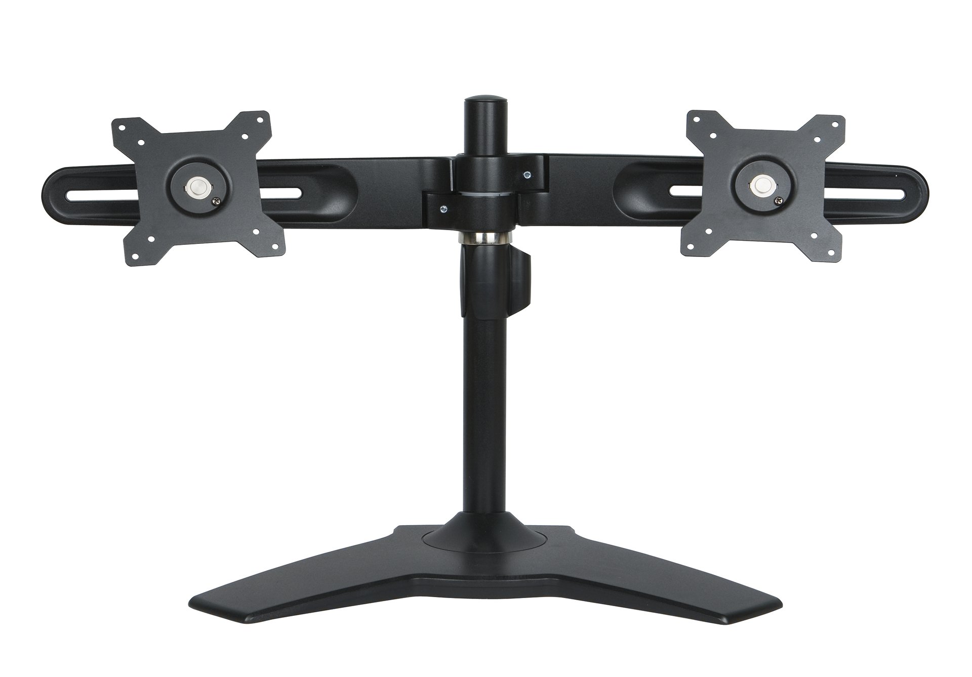 Planar Dual Monitor Stand for 13-27 Inch Screens - Heavy Duty Aluminum Arm Mount with VESA 75x75/100x100 - Ergonomic Adjustable Desk Clamp (Black, Model 997-5253-00) - Perfect for Home Office, Gaming Setup & Workstation